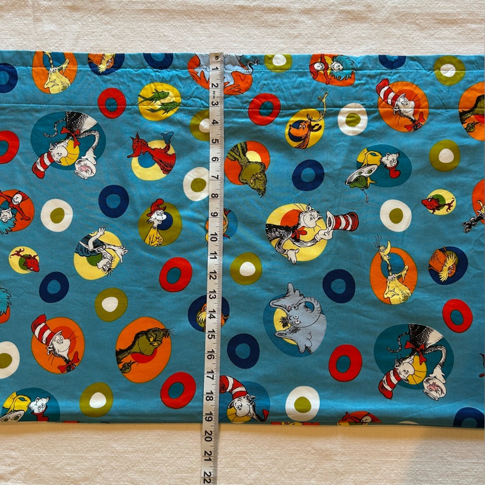 Dr Seuss Window Valance Cat in the Hat Grinch Horton Thing 1 and 2 Handmade